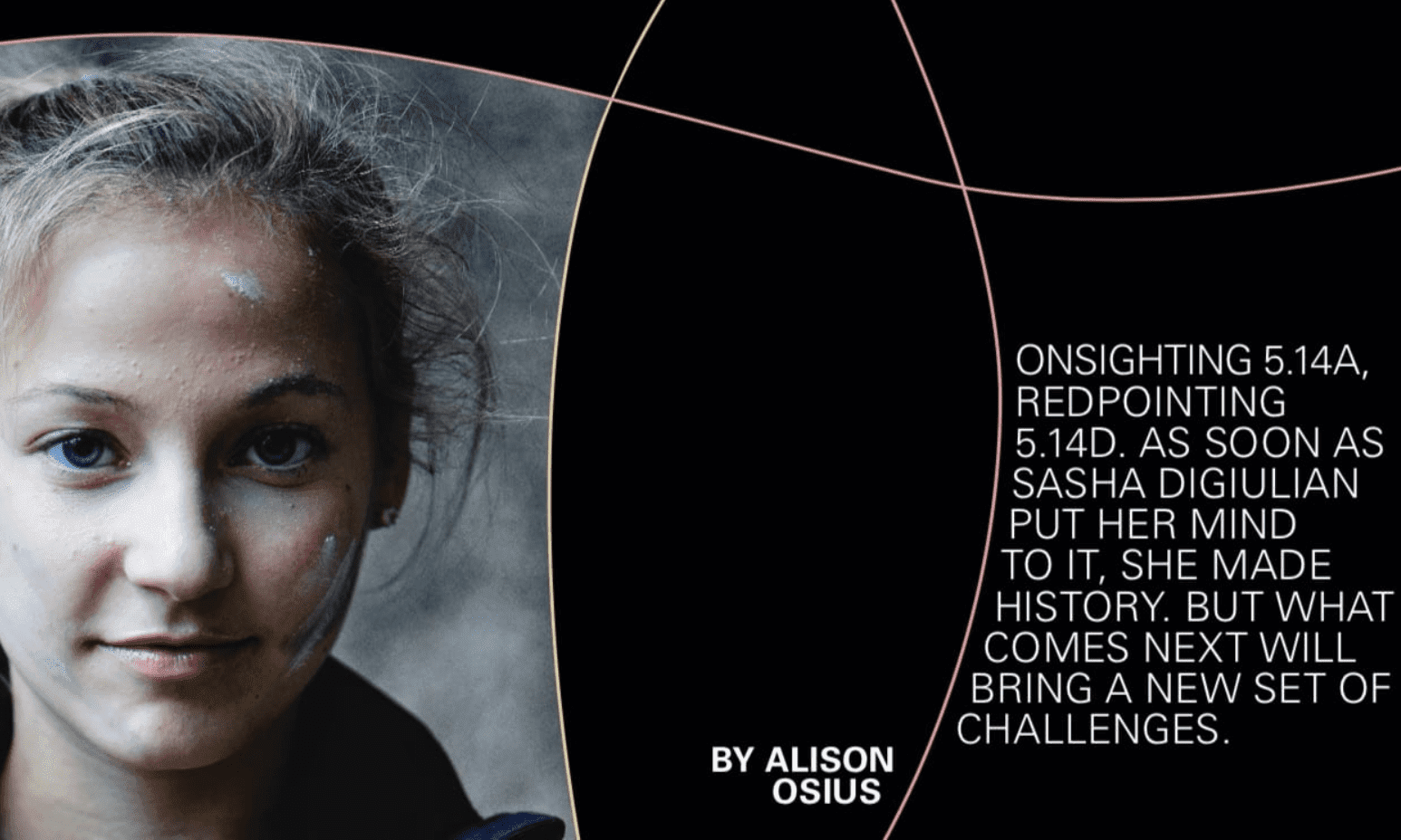 The Sasha DiGiulian Profile - Rock and Ice