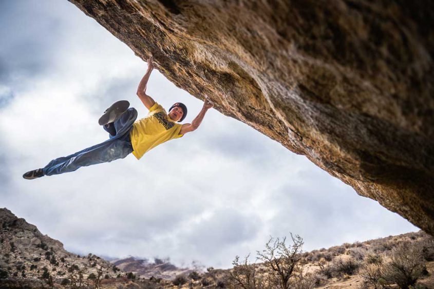 VIDEO Alex Megos on Lucid Dreaming (V15) Rock and Ice