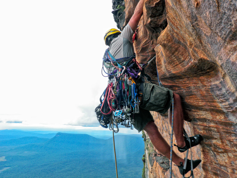 Shane Houbart fully racked for pitch 12 (C2+).