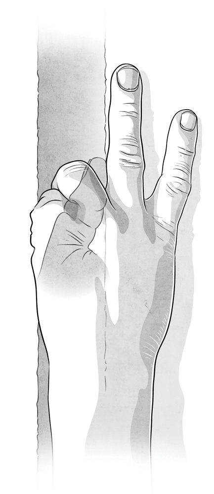 The off-fingers stack. The off-fingers stack.