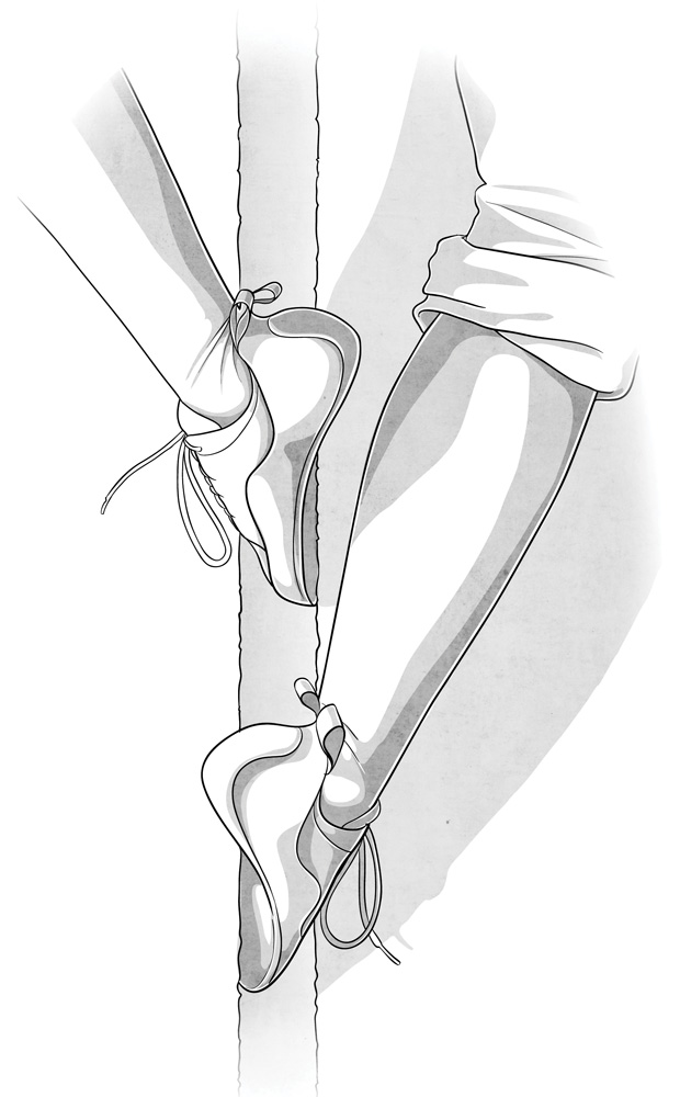 With your feet slotted, you can practically walk up a crack. With your feet slotted, you can practically walk up a crack when crack climbing