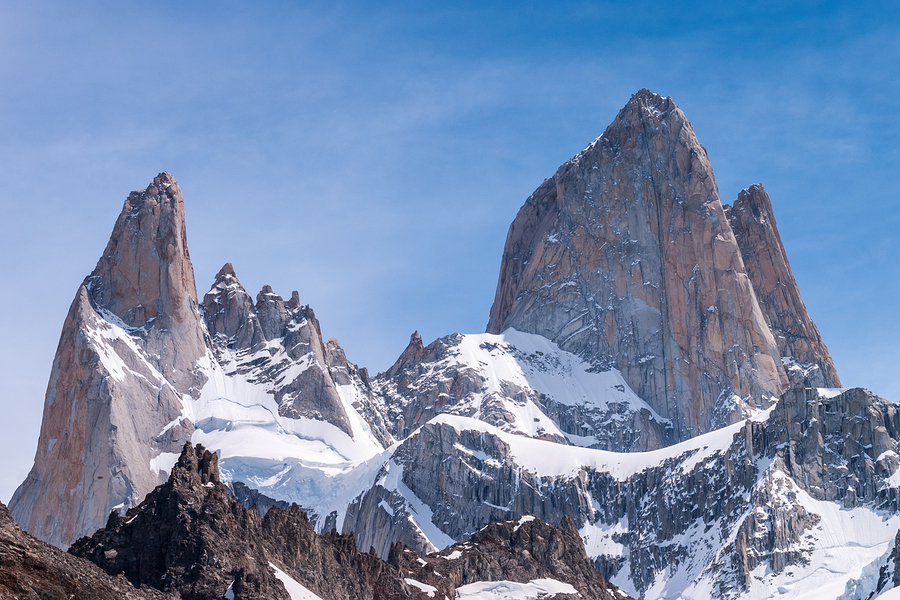 Fitz Roy in Patagoina, where American alpinist Chad Kellogg was killed by rockfall. Fitz Roy in Patagoina, where American alpinist Chad Kellogg was killed by rockfall.