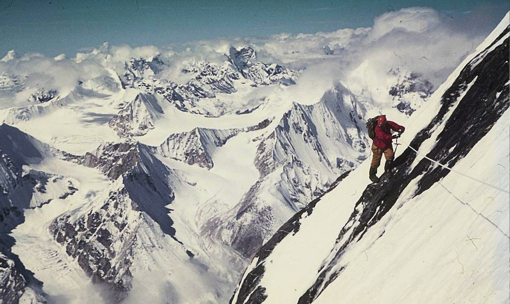 Climbing on the South Face of Makalu at 7500 meters. Photo: Viki GroClimbing on the South Face of Makalu at 7500 metres. Photo: Viki Grošelj collection. Climbing on the South Face of Makalu at 7500 meters. Photo: Viki GroClimbing on the South Face of Makalu at 7500 metres. Photo: Viki Grošelj collection.
