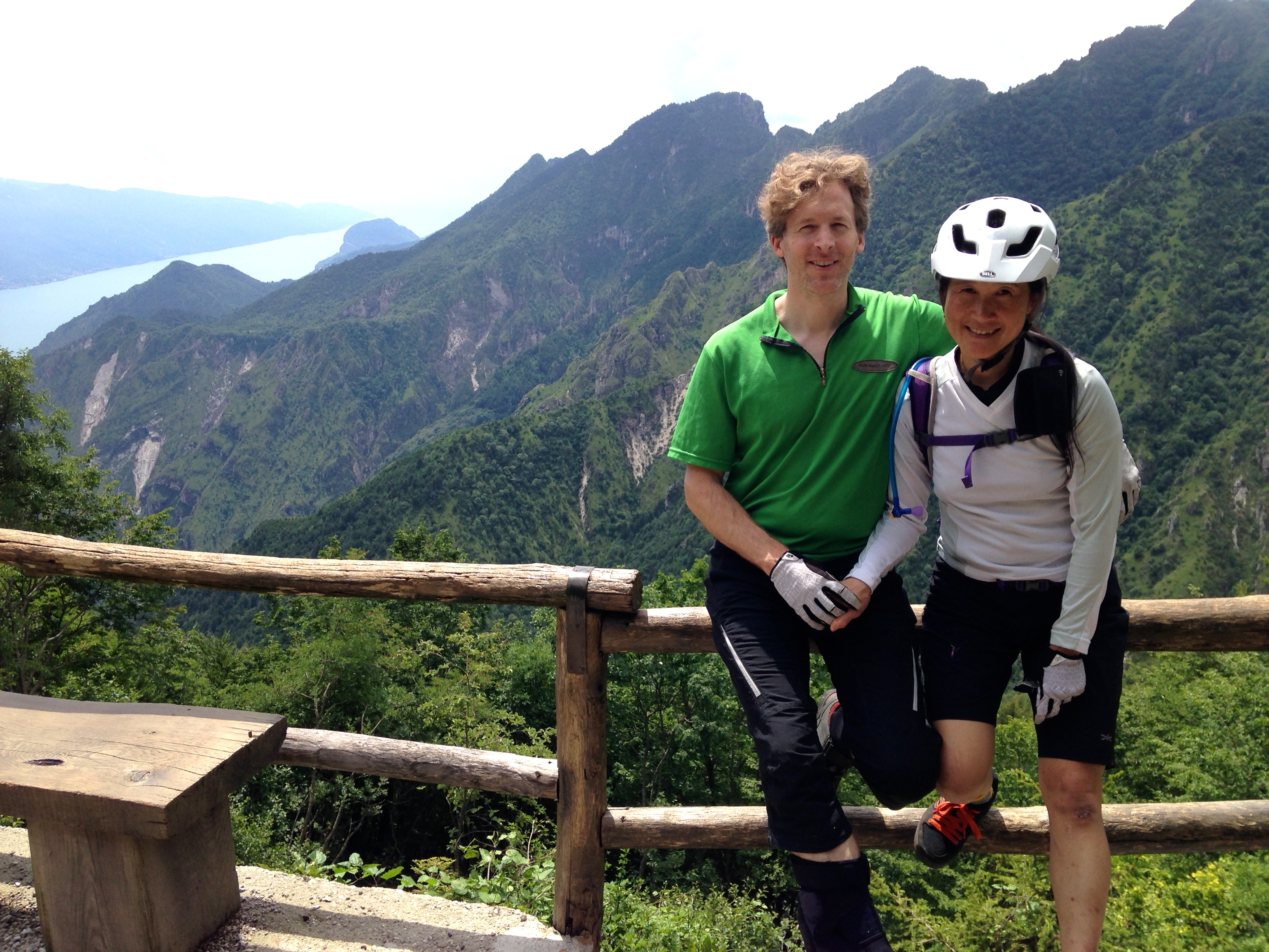 Michael and Joanne Tuohy in their new mountain home.